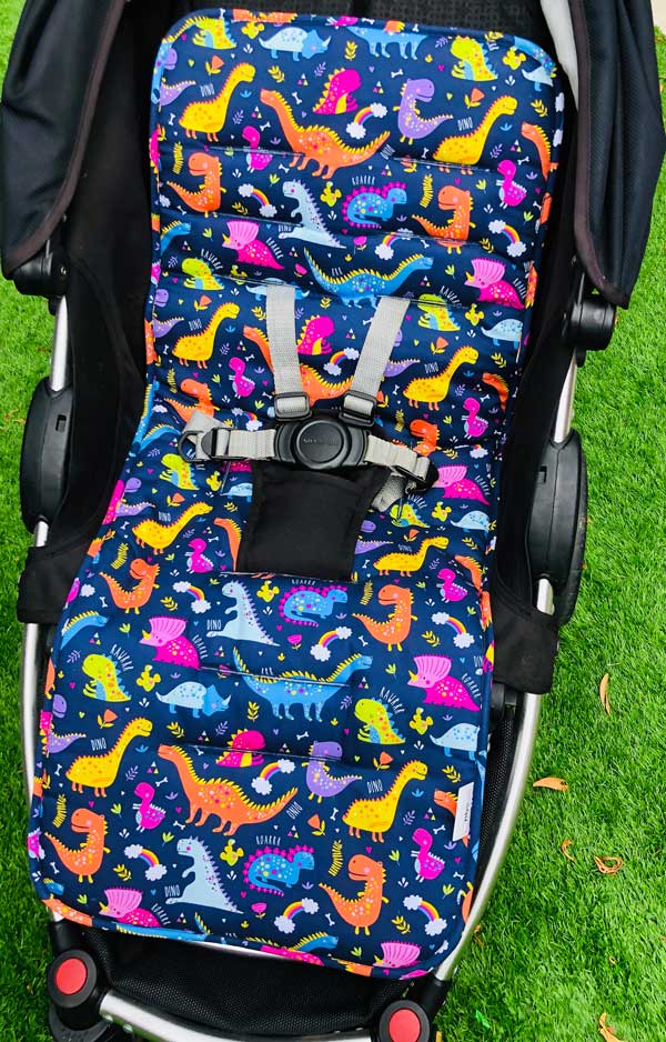 Dinosaurs Reversible Pram Liner Online