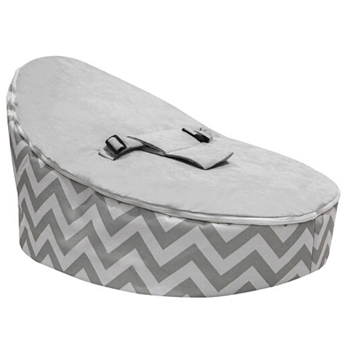 Gale Grey Chevron Baby Bean Bag Lounger Online Australia