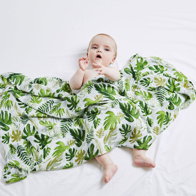 Buy Large Plant Baby Swaddle Wrap Online Australia Bamboo material