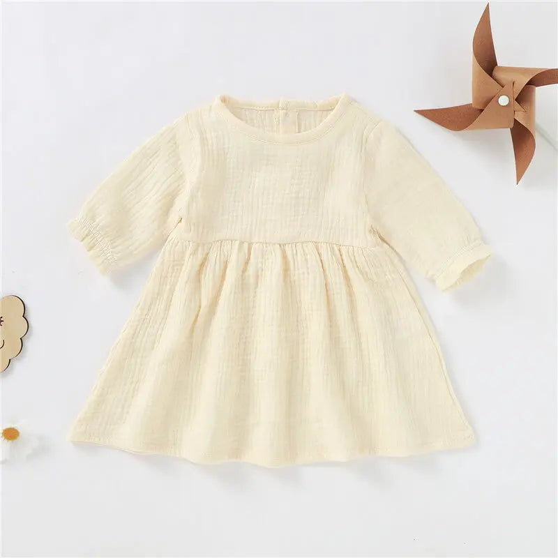 Delilah Long Sleeve Baby Girl Dress