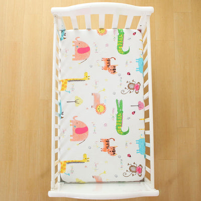 Jungle Fitted Cot Sheet Front 1