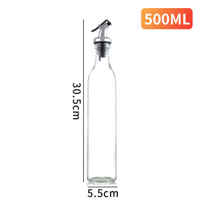 Olive Oil & Vinegar Dispenser Bottle & Pourer 500 ml