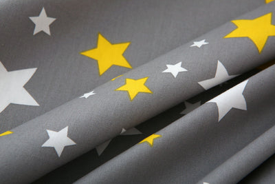 Stars Fitted Cot Sheet closeup 1