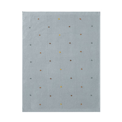 Vida Knit Baby Blanket. Size 90x70 cm Front