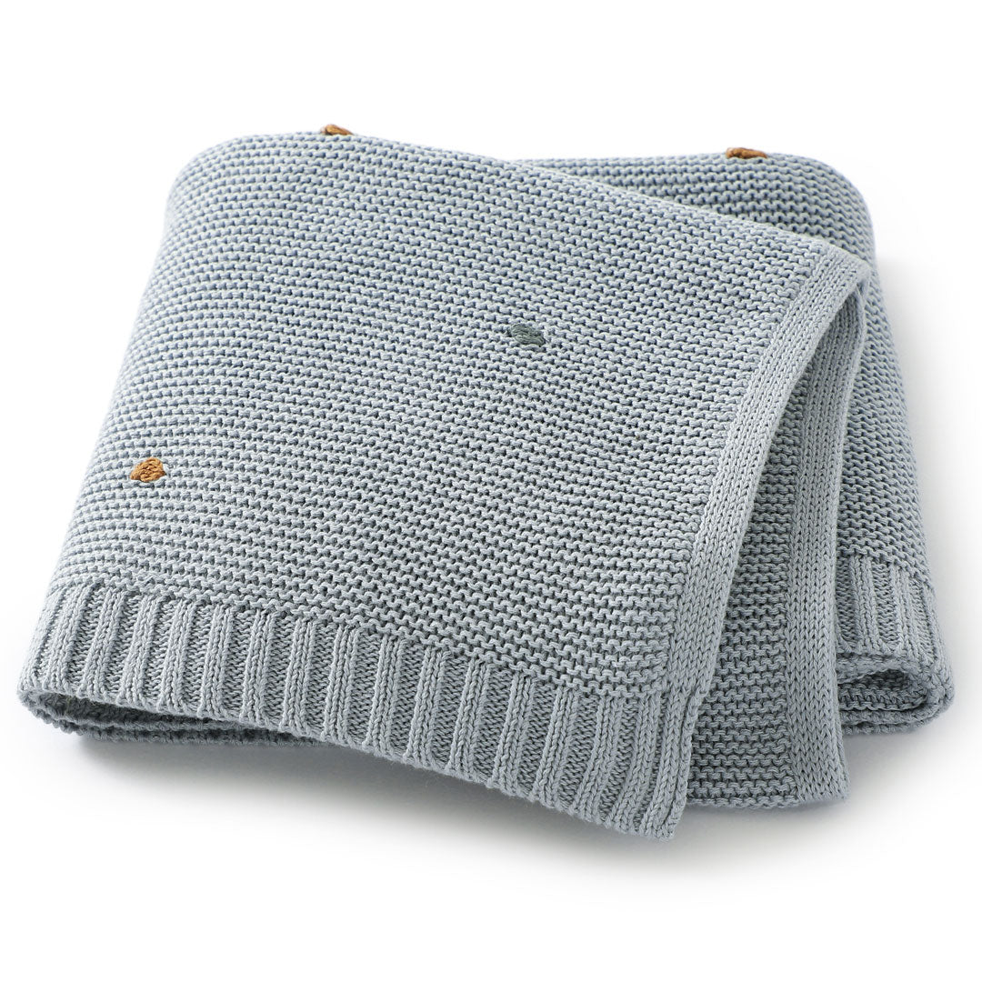 Vida Knit Baby Blanket. Size 90x70 cm folded 3