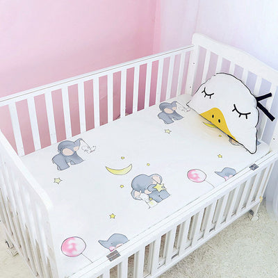 Baby Elephant Cot Sheet