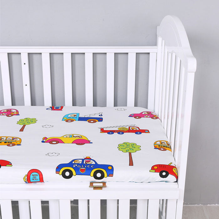 Car Print Cot Sheet For Sale Affordable Prices