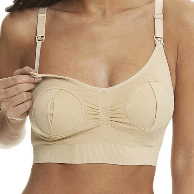 Buy HOFISH 3-in-1 Seamless Maternity Hands Free Pumping Bras for